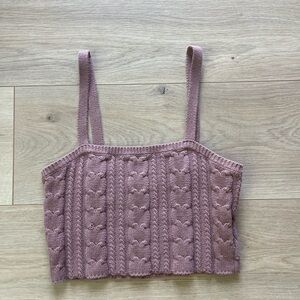 Wild Fable Mauve Knit Tank Top
